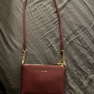 Calvin Klein shoulder clutch purse